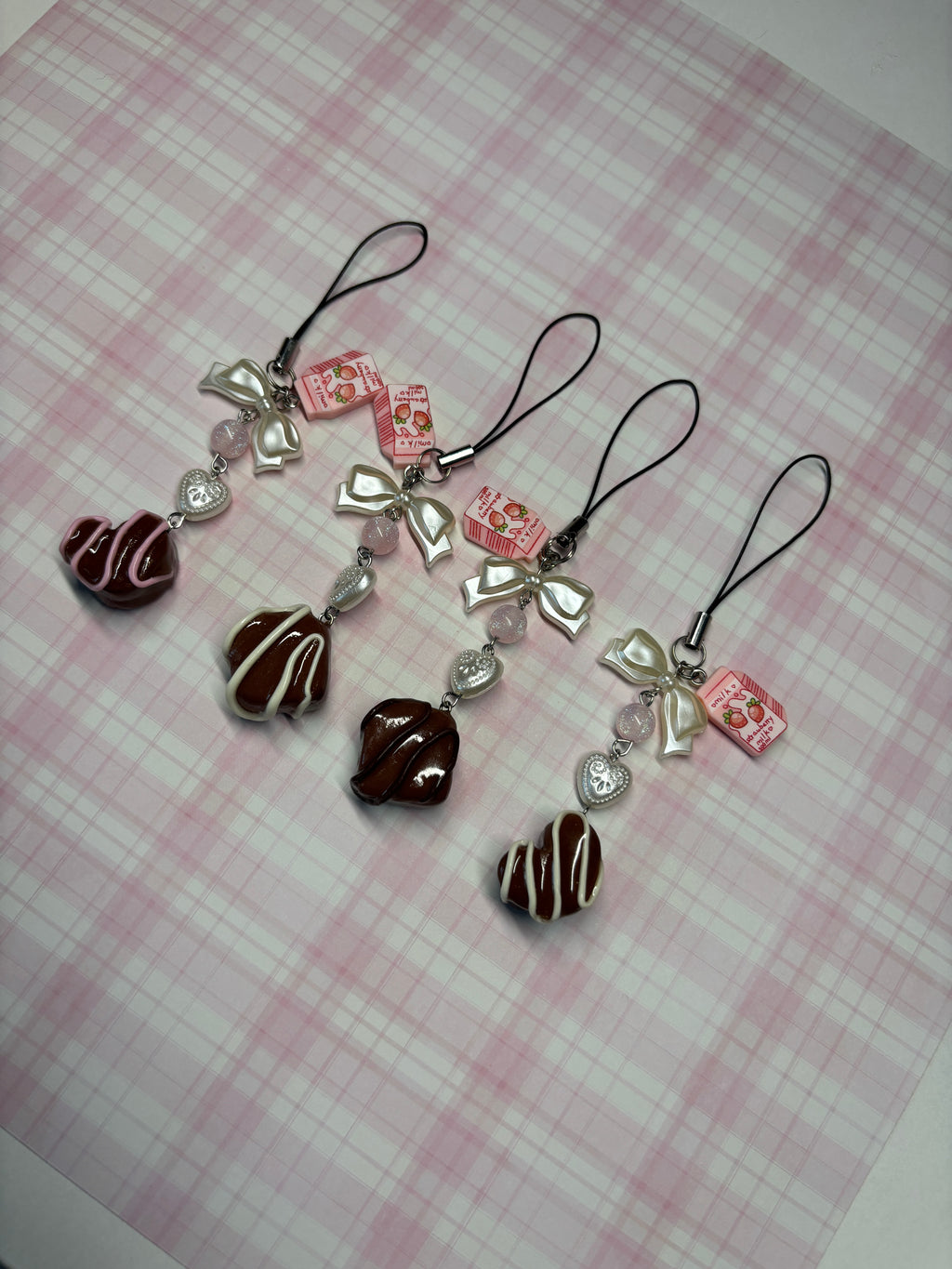Chocolate drop! phone charm
