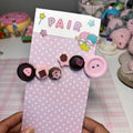 pink coco! hair clips