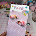 ice cream treat! hair clips
