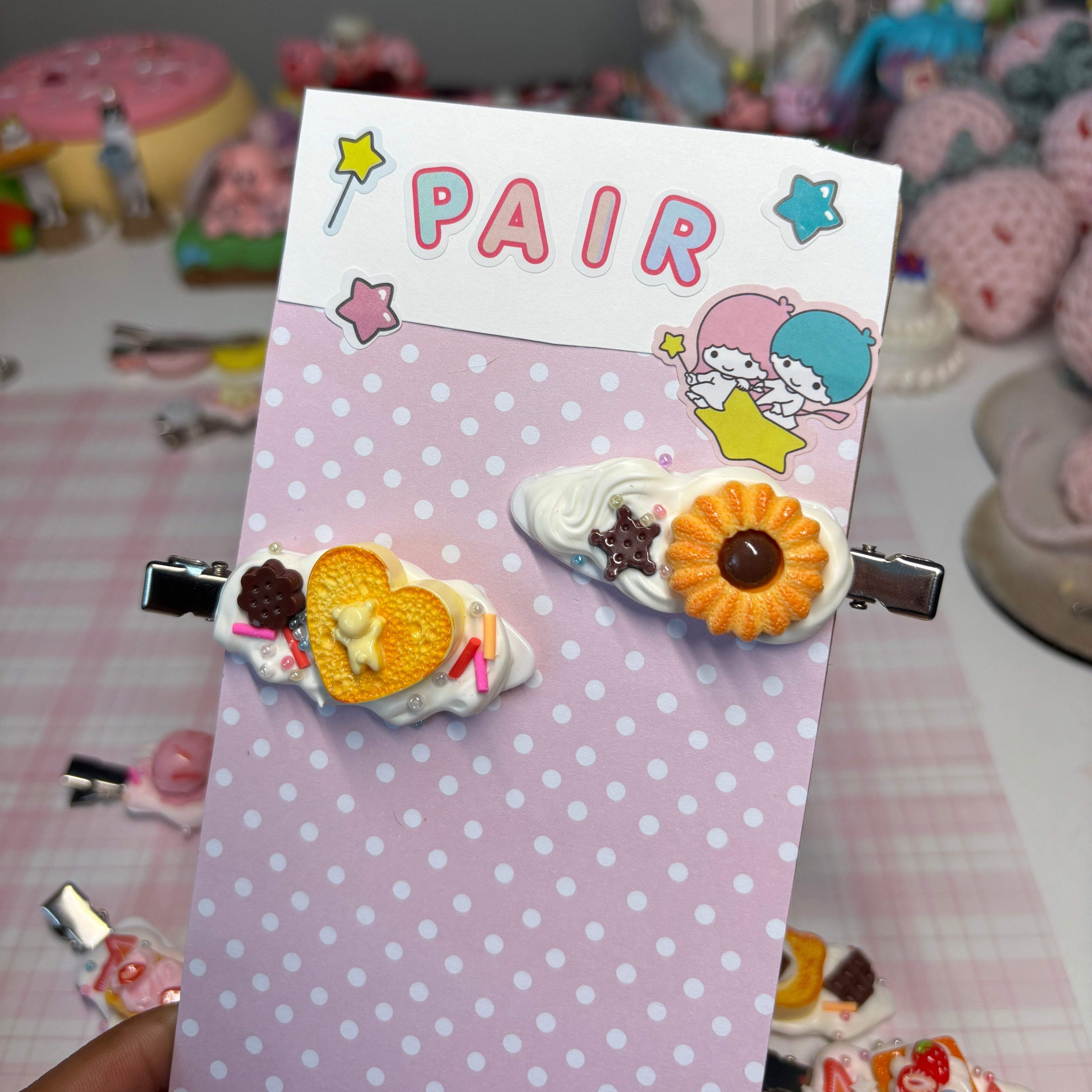 bread & coco! hair clips
